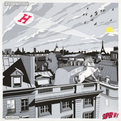 Minuit au Faubourg scarf 70 | Hermès Mainland China